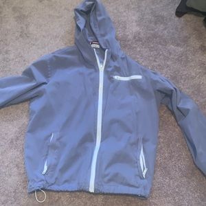 Blue and white jacket